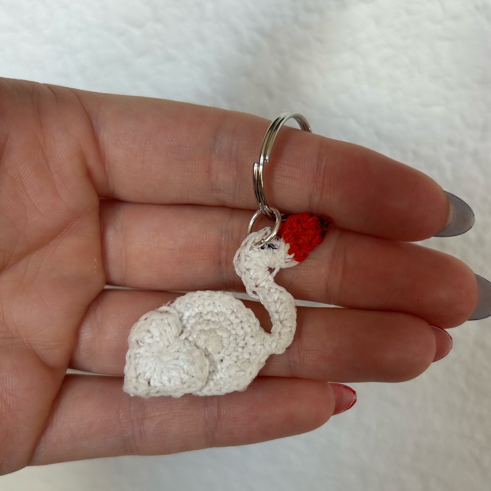 Swan bag charm‎